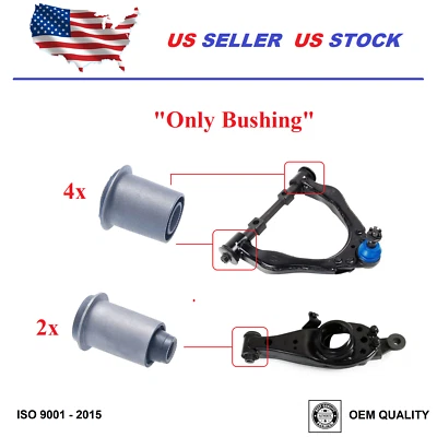 Control Arm Bushing Lower & Upper Front Set For Toyota Tacoma 1995-2004 2WD - Image 1 of 3