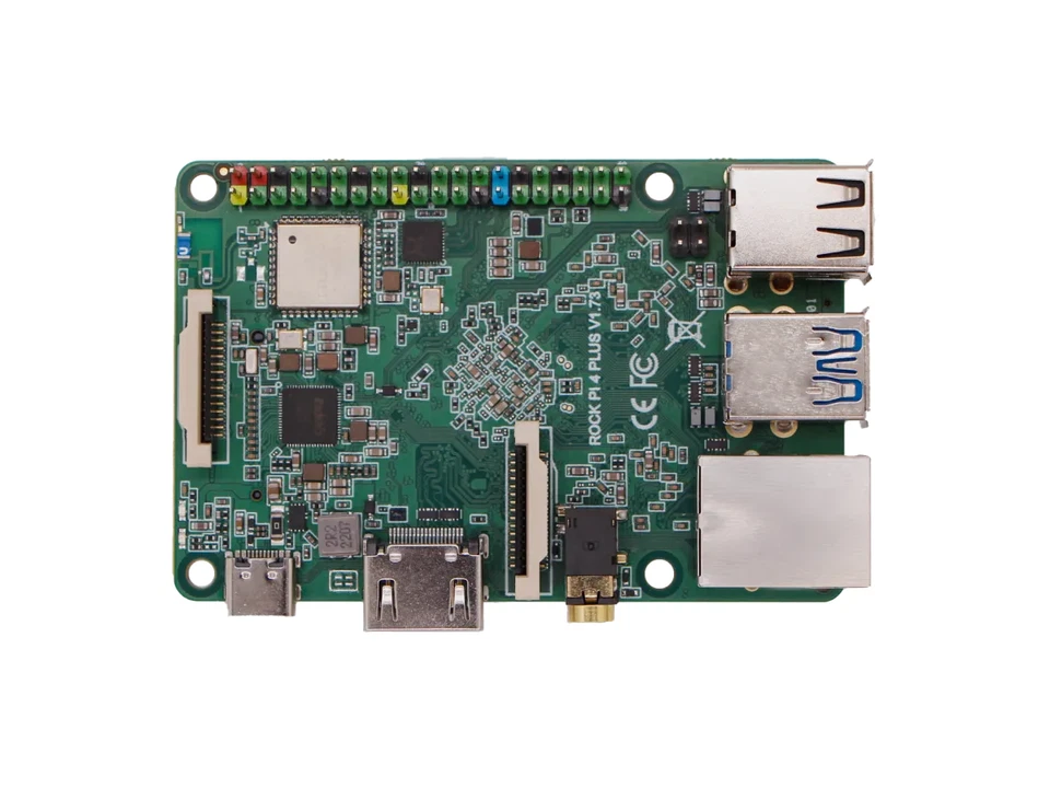 Radxa ROCK PI 4B+ 2GB DDR4 32GB eMMC WiFi5 y BT5 ROCKPI Foto 1 de 1