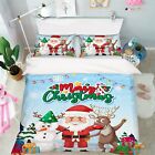 3D Christmas Xmas A1212 Bed Pillowcases Quilt Duvet Cover Set Queen King Amy