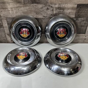 Set (4) 1950 1951 1952 1953 Oldsmobile 88 98 Hubcap Super Futuramic Dog Dish - Bild 1 von 24