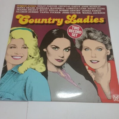  Country Ladies Various Artists Australia 12'' vinyl 2 Lp 1983 Dolly Patsy Loret - Image 1 of 4