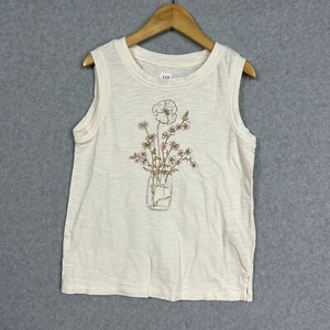 Gap Kids Size M Tank Top Sleeveless Floral Flower - Picture 1 of 5