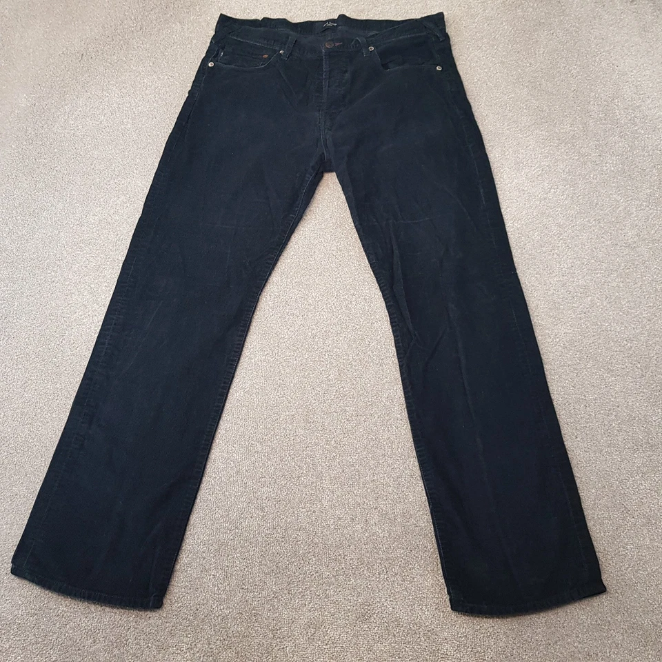 Paul Smith Mens Jeans 32x30 Blue Navy Regular Straight Cords Corduroy PS W32 L30 - Image 1 of 4