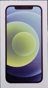 Apple iPhone 12 Vert 128 Go BOITE Plus Insert et autocollant uniquement. BOITE SEULE - Photo 1 sur 5