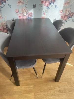 Dining Table with 4 Chairs - Image 1 of 4