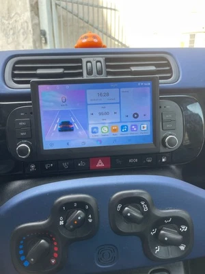 Autoradio Android 11 7" 2DIN Fiat Panda 2012-2024 CarPlay GPS Navi WiFi Bluetoot - Immagine 1 di 4