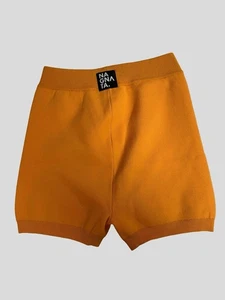 Nagnata Yoni Shorts Size S/M Yellow Retro Organic Cotton Knit - Picture 1 of 5