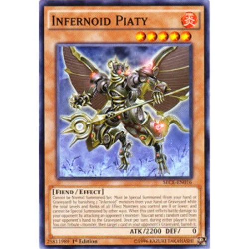 Infernoid Piaty - SECE-EN016 - Common - 1st Edition Near Mint Secrets Of Eternit - Image 1 of 1