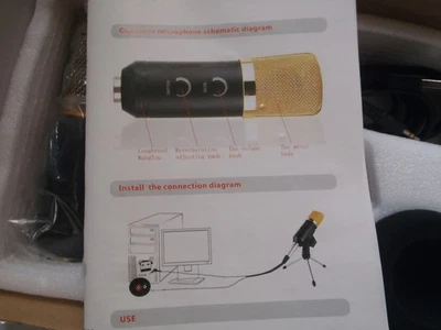 Archer Condenser Microphone with Stand in open box - Image 1 of 4