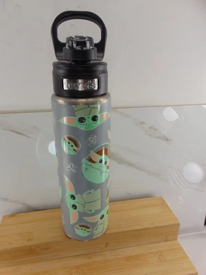 Star Wars The Mandalorian The Child Pattern bebé YODA 24 oz acero inoxidable Tervis RARO Foto 1 de 4