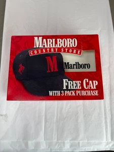 vintage Marlboro Country Store 1994 Philip Morris Advertising Free Cap NOS NIB - Picture 1 of 7