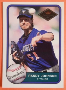 2001 Fleer Platinum #326 Randy Johnson Rare Parallel #64/201 Hall of Famer - Picture 1 of 6