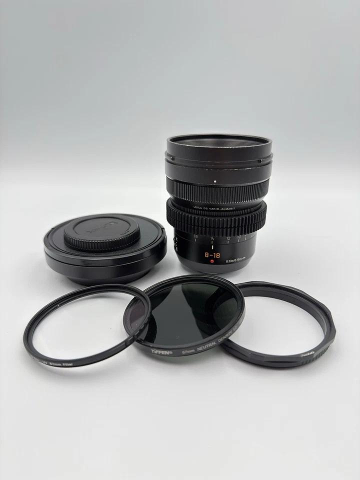 Lente de cámara profesional Panasonic LUMIX de 8-18 mm como nueva G LEICA DG VARIO-ELMAR Foto 1 de 4
