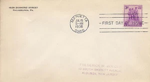 US Cover - FDC Sc # 837 (1)  - Northwest Territory Sesquicentennial  - US 8103 - Picture 1 of 1