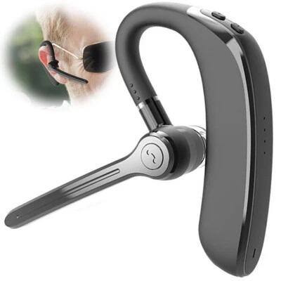 Bluetooth Headset Wireless Earpiece Noise Canceling with Mic Hands-Free Earpiece - Image 1 of 4