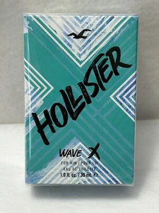New HOLLISTER WAVE X For Him Eau de Toilette 1.0oz 30ml Sealed - Picture 1 of 2