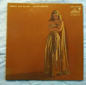 CRANIUM'S jazz Julie London ABOUT THE BLUES orig turquoise label mono Lp inner - Picture 1 of 9