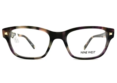 Nine West Eyeglasses Frames NW5132 817 Rose Tortoise Square Full Rim 49-18-135 - Image 1 of 4