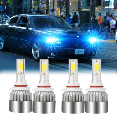 Kit de 6x 8000K faros LED de alta/baja para Dodge Charger 2006 2007 2008 2009 Foto 1 de 4