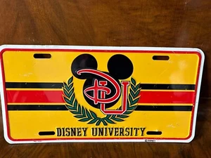 Disney University Decorative License Plate style metal sign - Picture 1 of 3