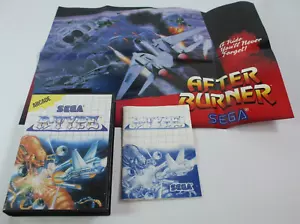 Sega R-Type Master System Game Box With Poster, Instructions. NO GAME CARTRIDGE! - Picture 1 of 5