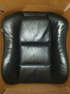 2004 TO 2008 ACURA TL PASSENGER RIGHT UPPER BLACK LEATHER SEAT CUSHION - Picture 1 of 12