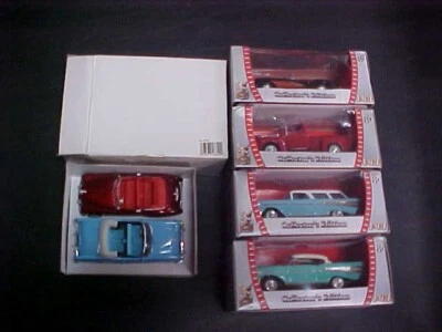 1:43 CARS NIB, VETTE, BEL AIR, 49 & 55 BUICK, 57 NOMAD, 48 FORD PU NEW RAY - Image 1 of 4