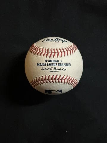 Rawlings Game Used Official MLB Major League Baseball Robert Manfred Jr Cover