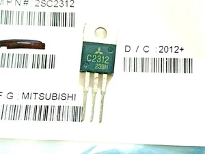 2 Pieces  Mitsubishi 2SC2312 Silicon RF Transistor NPN Replaces NTE236 ECG236 - Picture 1 of 1