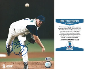 Curt Schilling signiert Arizona Diamondbacks Baseball 8 x 10 Foto Beweis Beckett Echtheitszertifikat - Bild 1 von 4