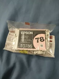 New Genuine OEM Epson 78 Light Magenta Ink Cartridge Sealed - Picture 1 of 1