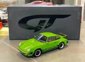 *SUPER RARE* GT740 GT Spirit 1/18 Porsche 911 930 3.2 Carrera Lime Green LIMITED - Picture 1 of 9