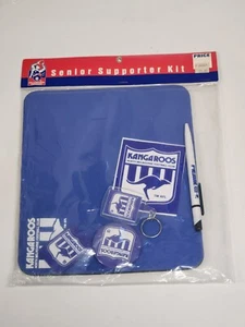 Vintage AFL Senior Supporter Kit North Melbourne Mouse Pad, Badge, Keyring +More - Picture 1 of 5