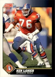 1991 Score NFL Ken Lanier #477 - Picture 1 of 2