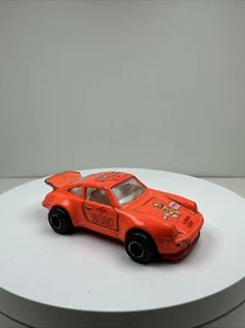 Majorette Porsche Turbo Car Orange No 209 1/57 Diecast Toy Model Vehicle Vintage - Picture 1 of 12