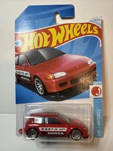 2024 Hot Wheels '92 Honda Civic EG 4/10 Hot Wheels J- Imports rot #95/250 - Bild 1 von 3