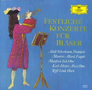 MOZART HAYDN FASCH Wind Concerti ALLARD Basoon SCHERBAUM Trumpet DGG 135001 GY7 - Imagen 1 de 3