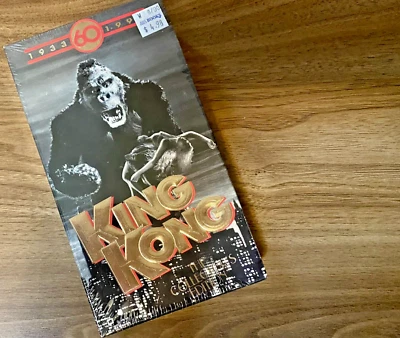 King Kong~60th Anniversary VHS Movie~Turner Home Entertainment~sealed~no roar - Image 1 of 4
