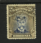 M18624 Rhodesia 1923 Sg319 - 2/6D Violet Blue & Grey Brown. Thinned.