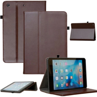Custodia protettiva in pelle di lusso per Apple iPad Pro 9,7" tablet custodia cover case marrone - Immagine 1 di 4