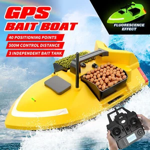 12 000 mAh appât de pêche GPS bateau 500 m télécommande appât bateau détecteur de poissons - Photo 1 sur 10