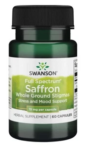 Swanson Premium - Azafrán de espectro completo 15 mg 60 caps - Imagen 1 de 2