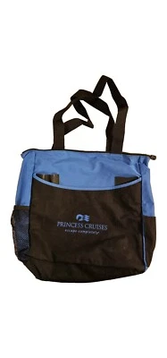 Bolso de equipaje expandible vintage Princess Cruises años 90 con correa para el hombro Foto 1 de 4