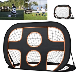 Faltbar Fußballtore Pop Up Tor Tragbares Fußballnetz Minitore 121x80cm - Bild 1 von 18