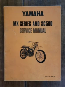 1972 Yamaha MX Series And SC500 Service Manual Original SUM-363-0800-20 - Picture 1 of 11