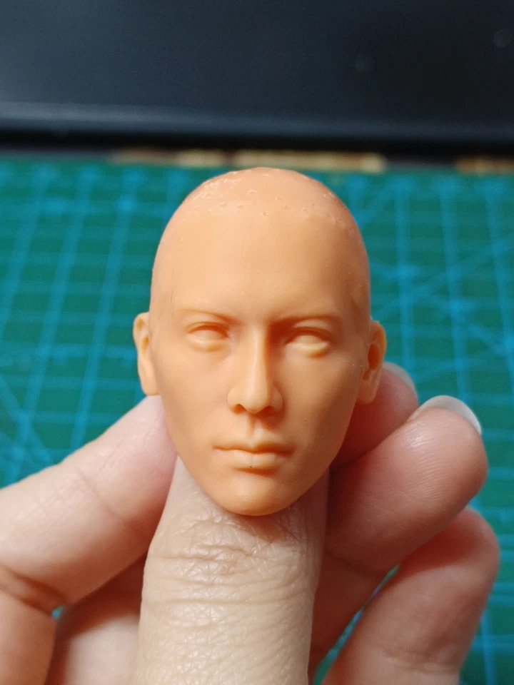 Cabeza esculpida de Jackson Wang de hombre guapo asiático 1:6 para figura de acción masculina de 12" juguete Foto 1 de 4