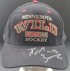 #8 Pierre-Marc Bouchard Signed Minnesota Wild Autographed CCM 2002 NHL Draft Hat - Picture 1 of 7