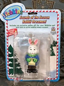 Webkinz Sounds of the Season Rabbit Ornament, New in Package w Code *FAST SHIP* - Picture 1 of 3