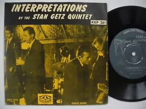 STAN GETZ QUINTET Interpretations Vol 1 EP Love And The +1 45 7" 1955 Sweden EX- - Imagen 1 de 2