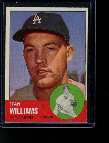 1963 Topps Baseball  #42 Stan Williams  - Image 1 of 2